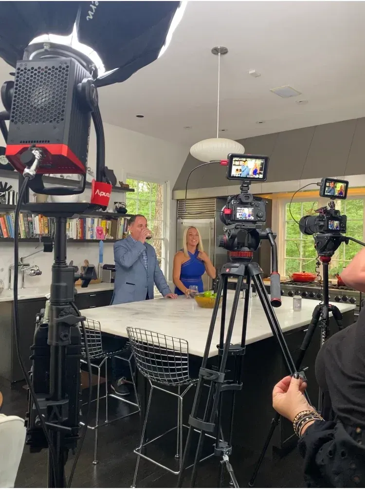 video production in action