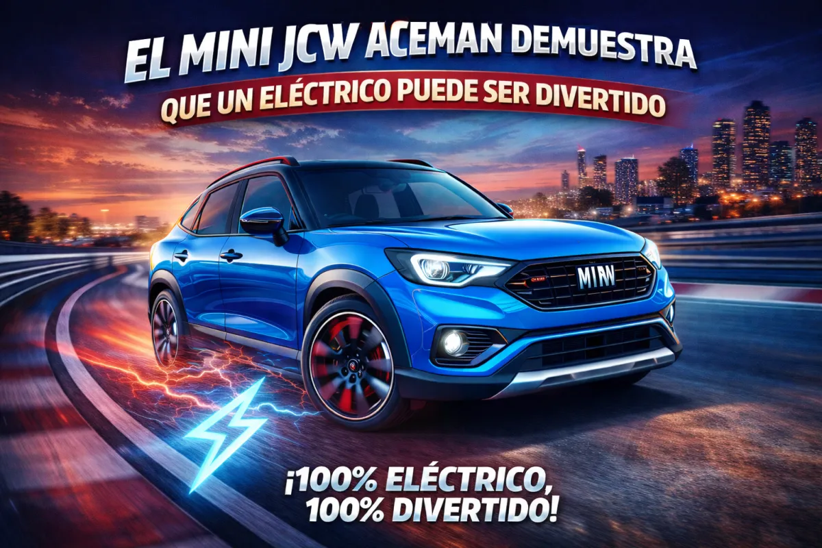 MINI JCW Aceman: el eléctrico deportivo que redefine la diversión al volante