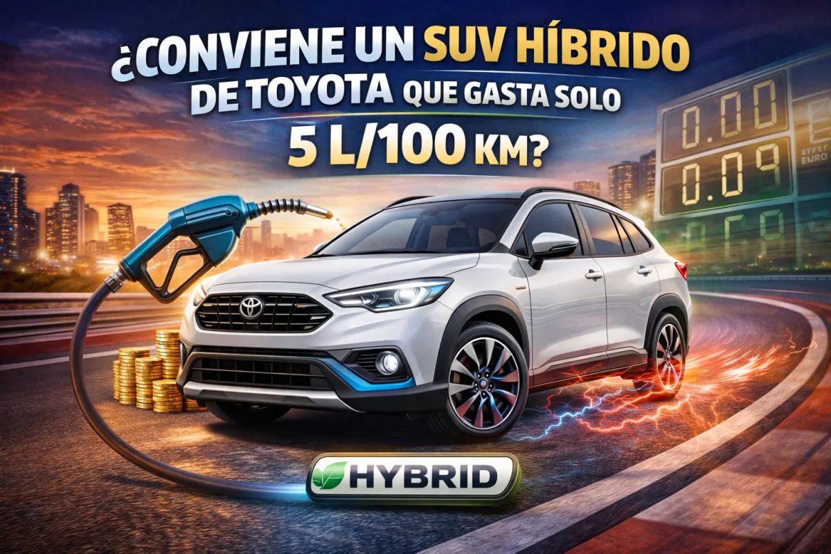 ¿Vale la pena un SUV híbrido Toyota de 5 L/100 km?