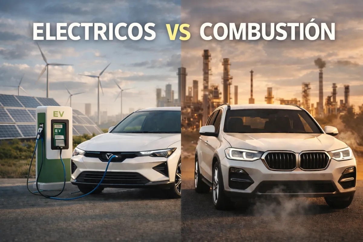 Autos eléctricos vs combustión: el verdadero avance de la electrificación automotriz
