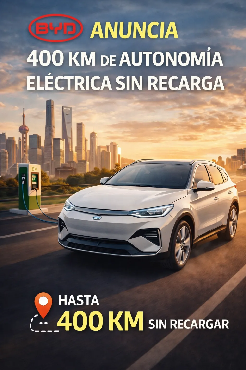 BYD anuncia autos eléctricos con hasta 400 km de autonomía: avance clave en la movilidad eléctrica