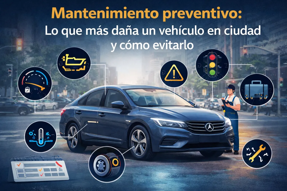 Mantenimiento preventivo: 7 hábitos que dañan tu carro en ciudad y cómo evitarlos
