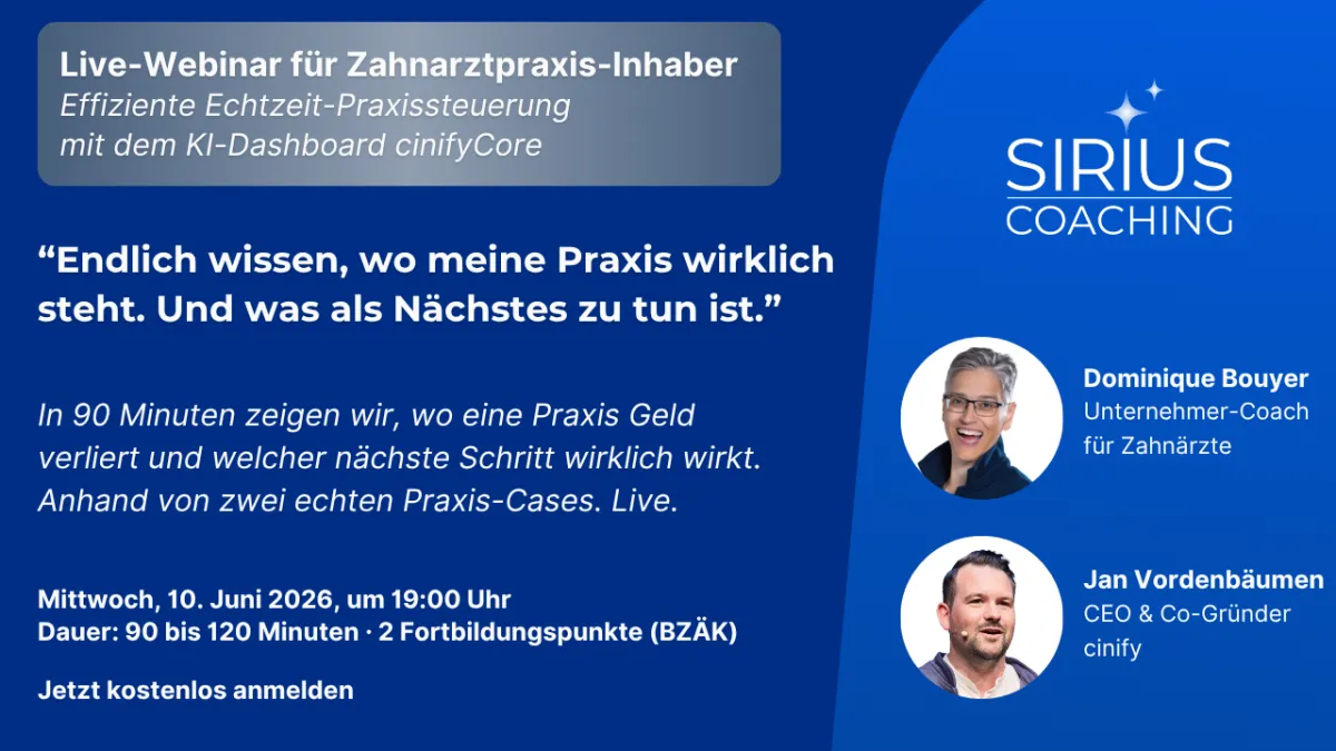 Live-Webinar-Visual Echtzeit Praxissteuerung