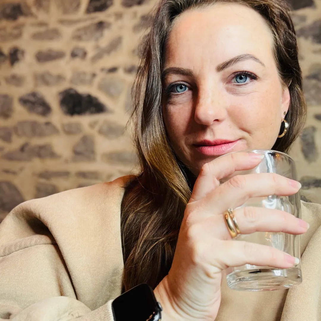 human hand holding plasma ball