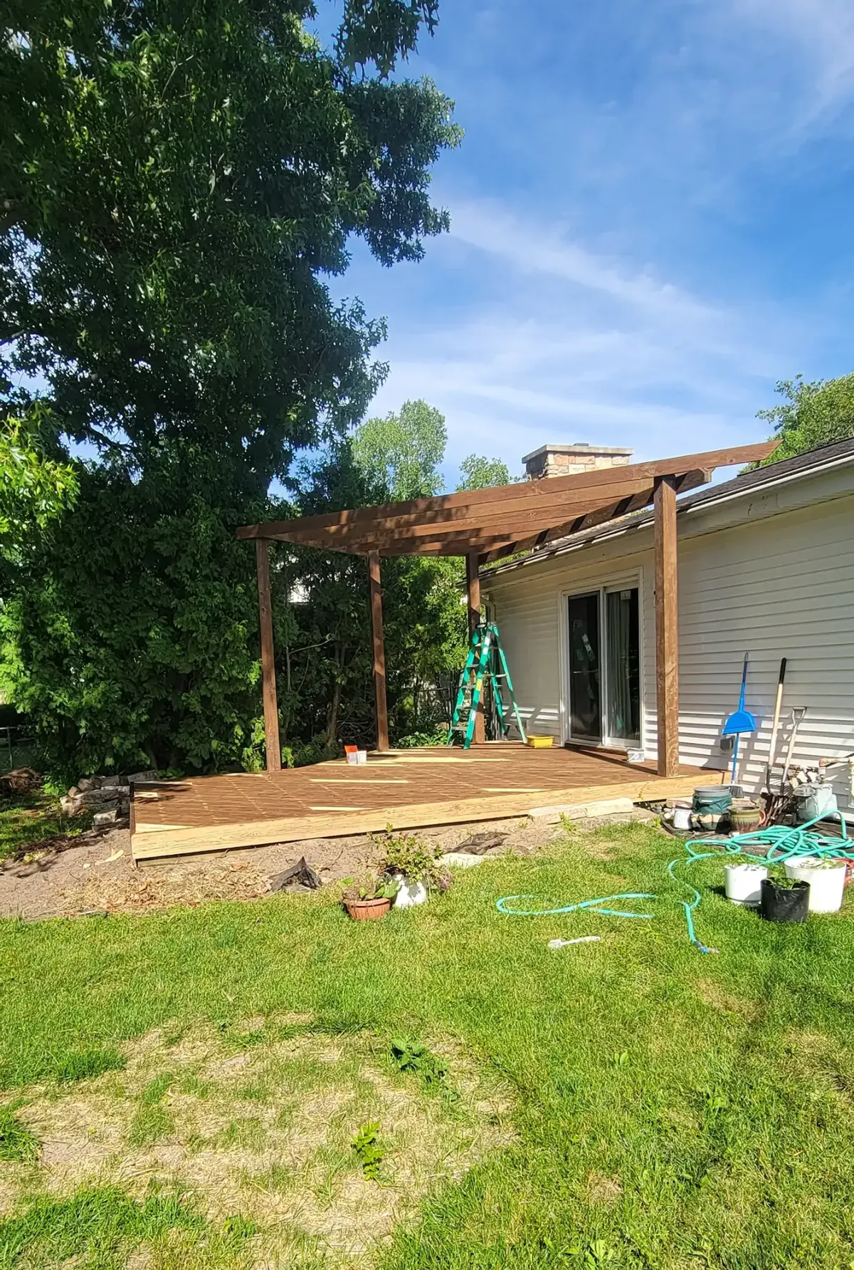 Deck repair project Aldor Home Services in South Bend In