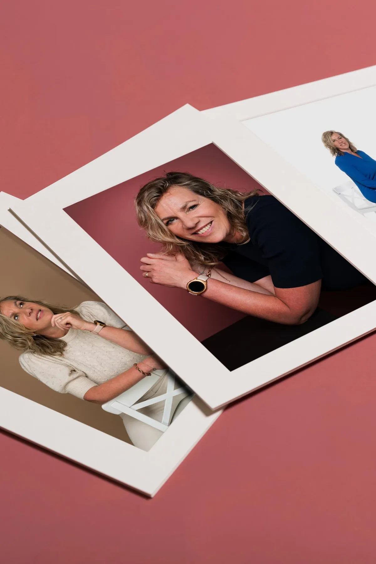 drie prachtige portretfoto's uit het 40 over 40 project voor vrouwen boven de 40