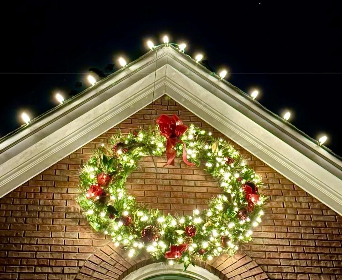 Christmas Wreath for Athens Christmas Lights