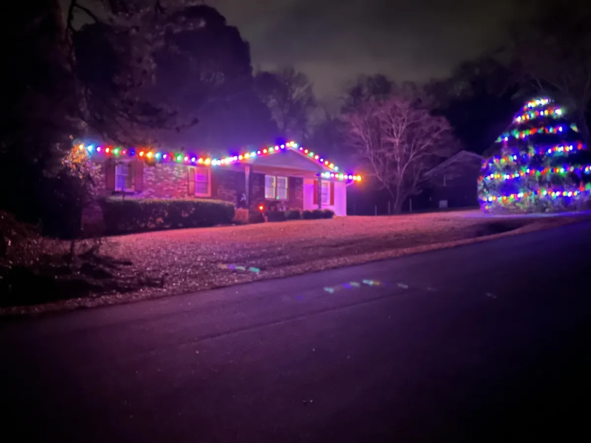 Professional holiday lighting service in Athens GA