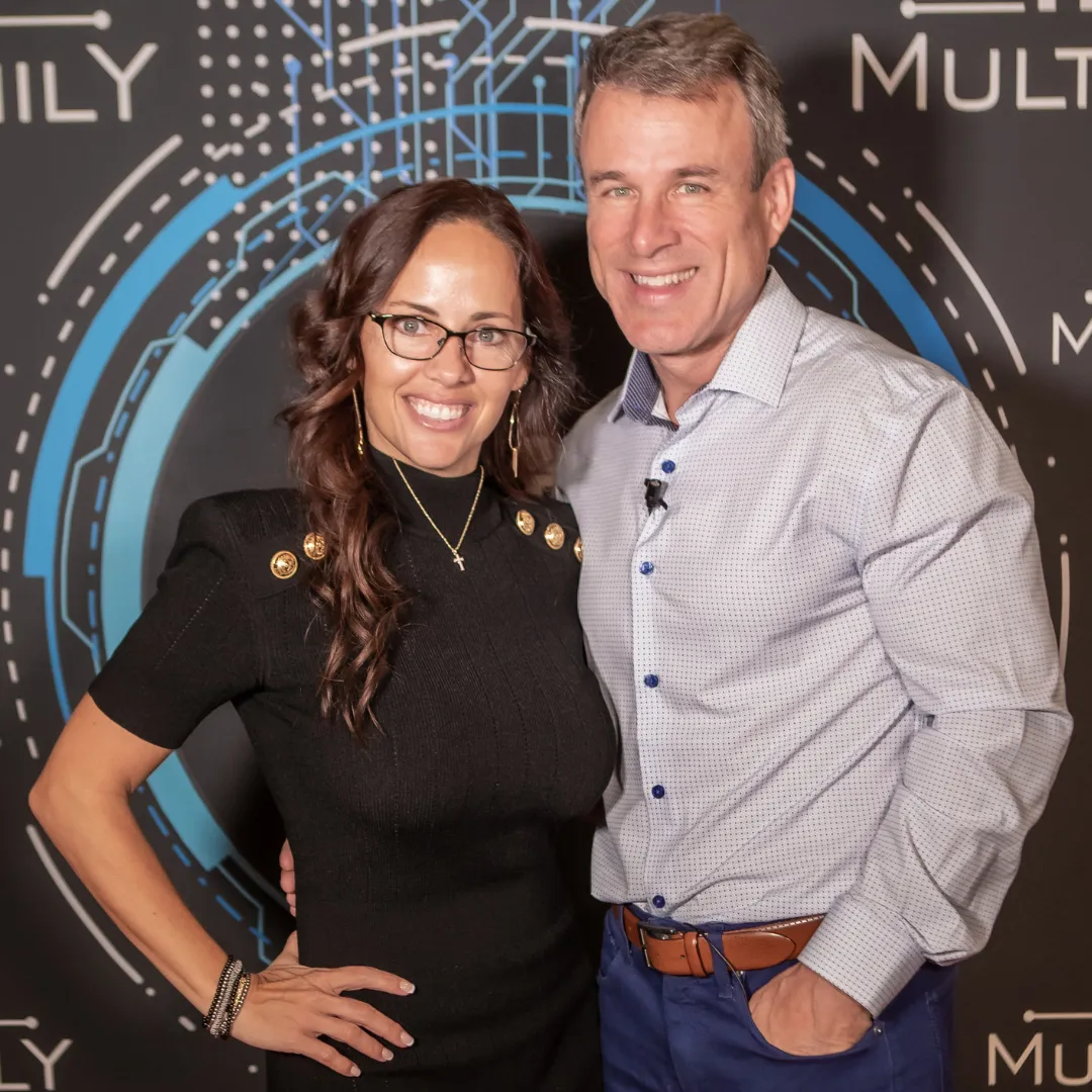 Mark and Tamiel Kenney, founders of Think Multifamily, at a multifamily investing event