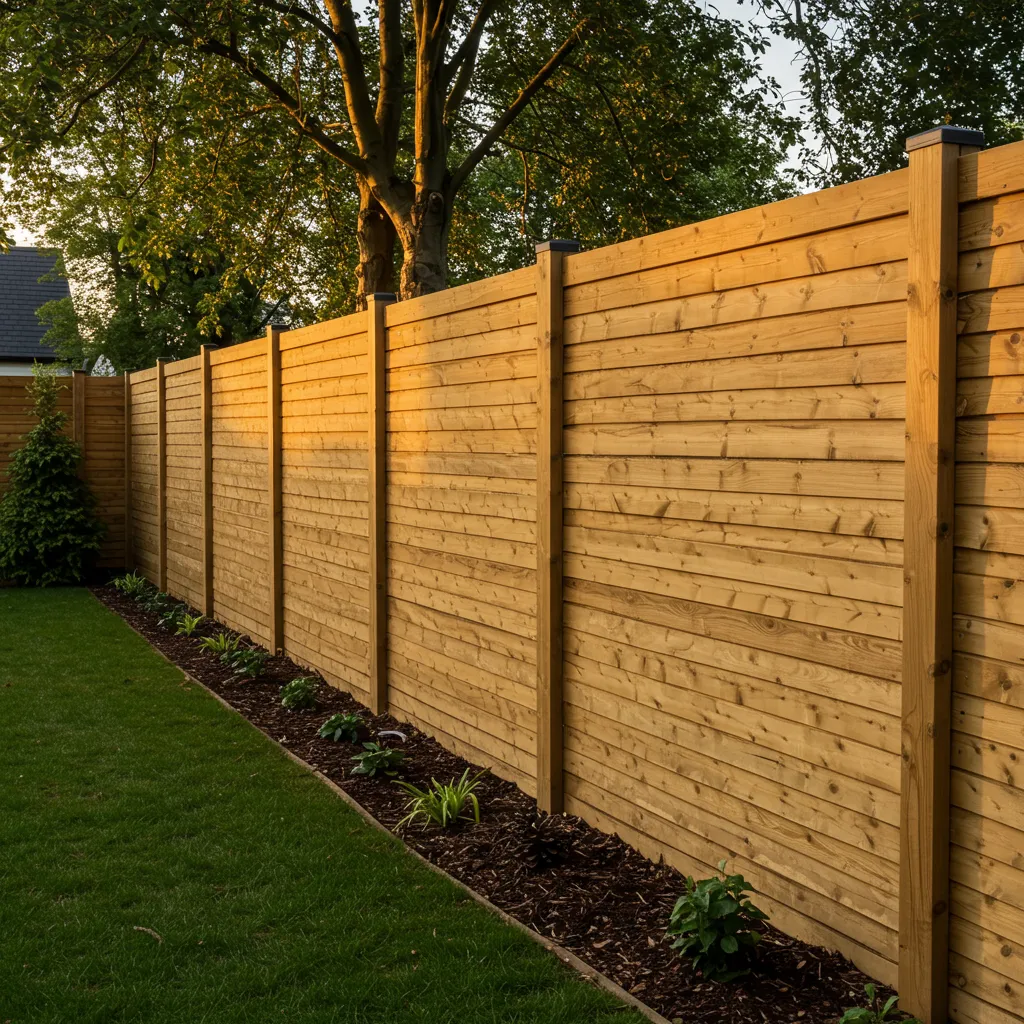 treated pine wood fencing in Gulfport