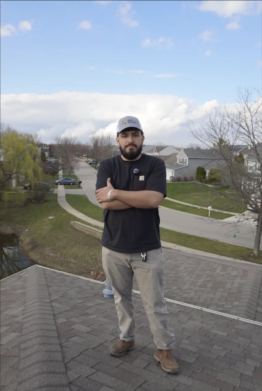 Avid Roofing Founder and Owner, Leonel Mora