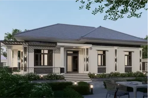 Single-story Cincinnati home featuring a variety of window styles, including bay, casement, and double-hung, installed by Pure Windows to match any architecture