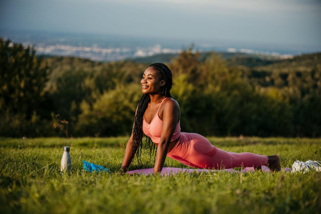 stretching