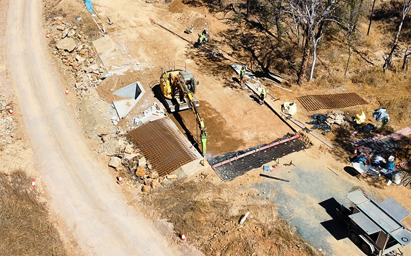 Copperfield Dam Road DRFA Restoration Works