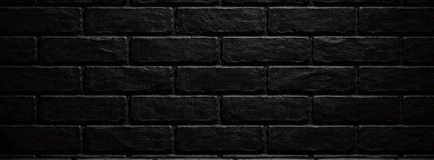 Black Brick Wall Background