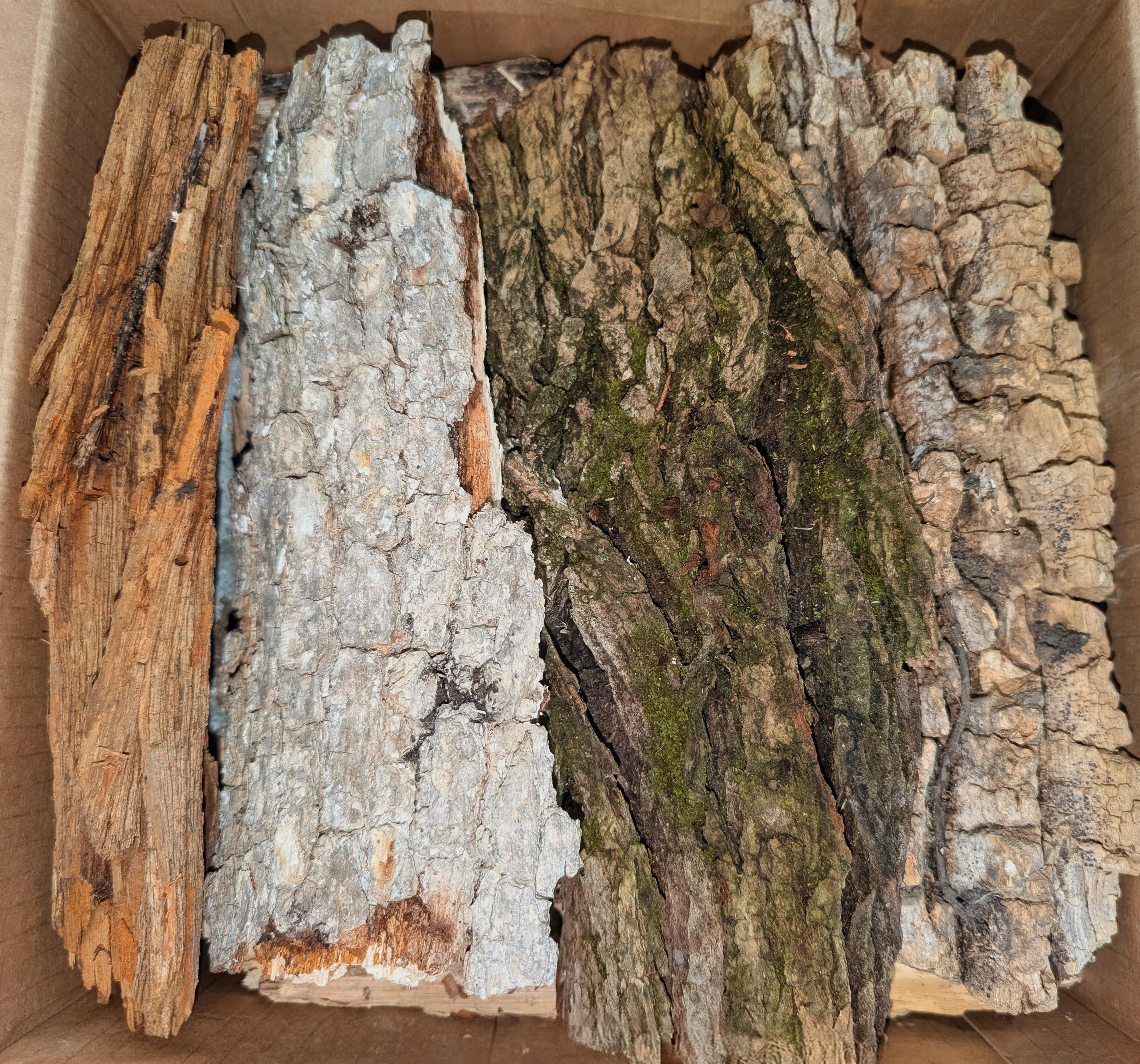 Mixed Hardwood Bark Slabs