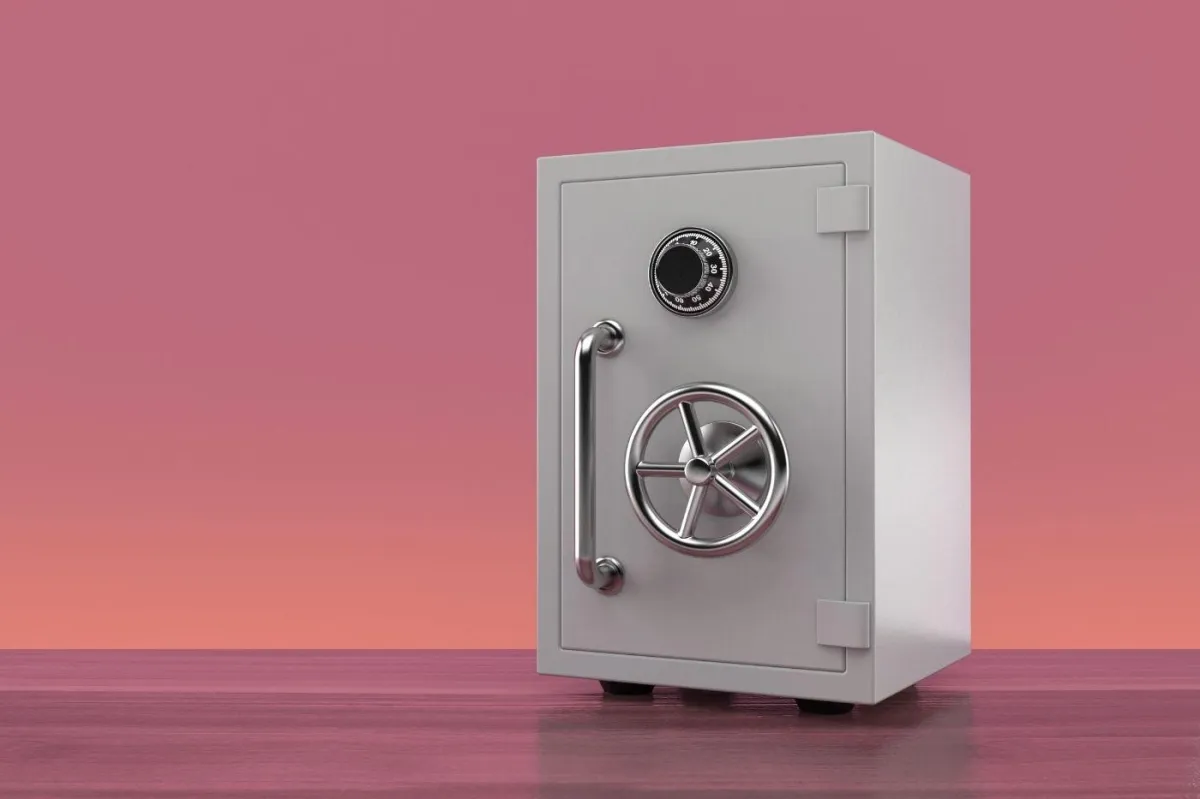 human hand holding plasma ball