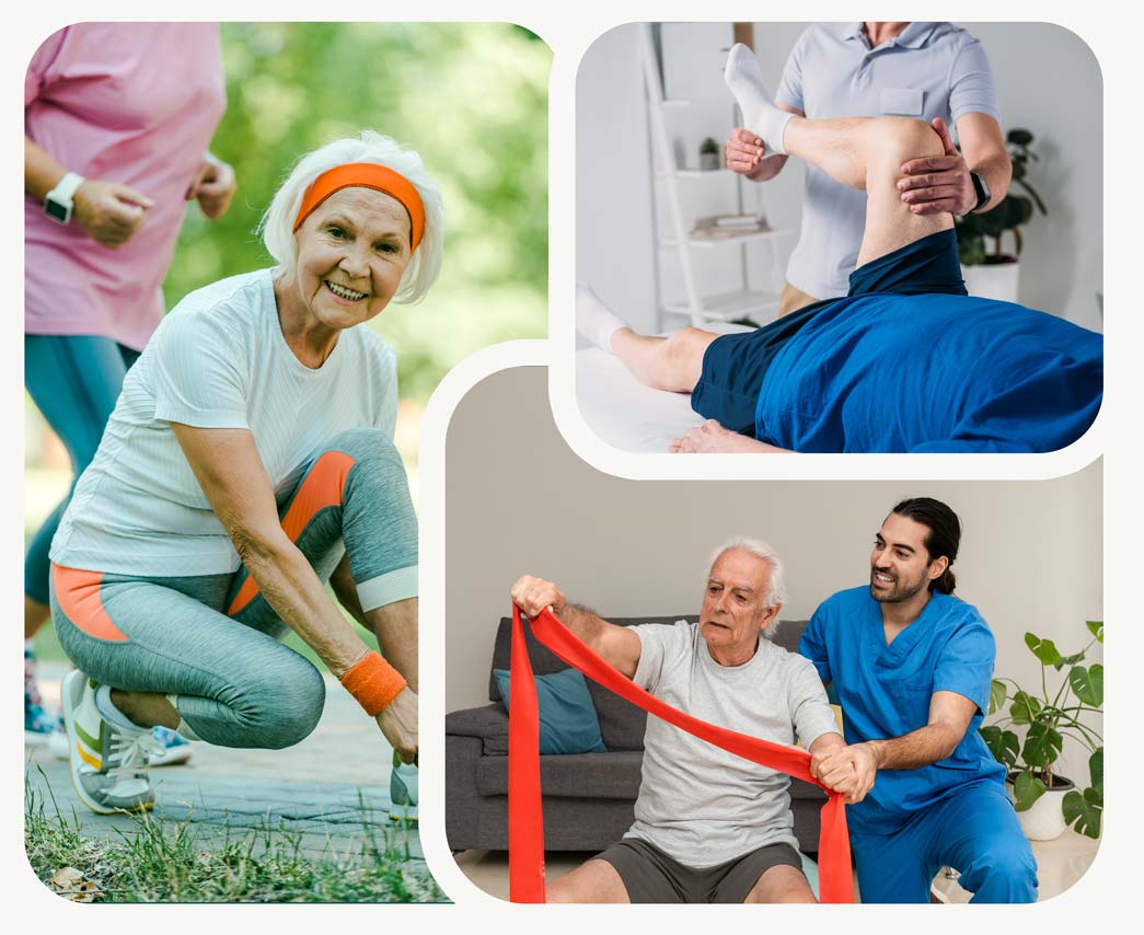 Patient experiencing relief from chronic pain during a hands-on physiotherapy session