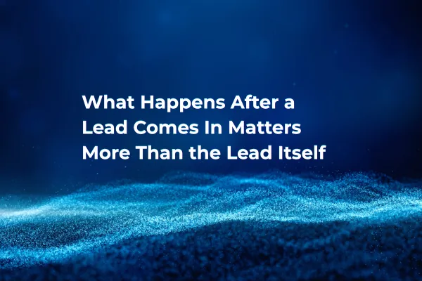 lead handling and follow up system impact on conversions concept