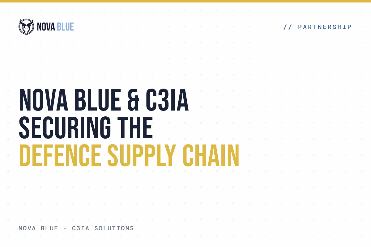 Partnership Announcement - Nova Blue x C3IA