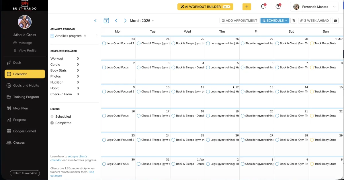 Fitness imagery placeholder - structured workout program