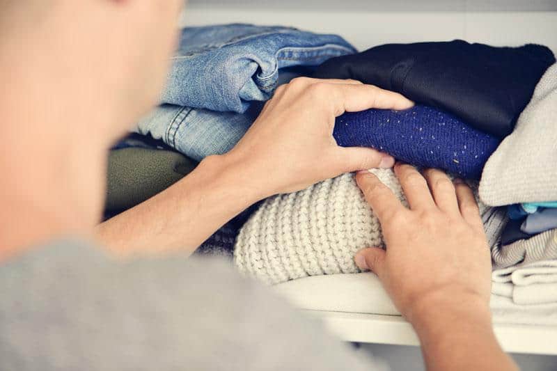 Mindful decluttering and organizing