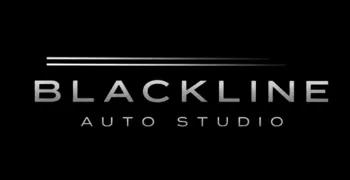 Blackline Auto Studio logo.
