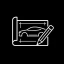 Custom vehicle wrap and graphics design process.