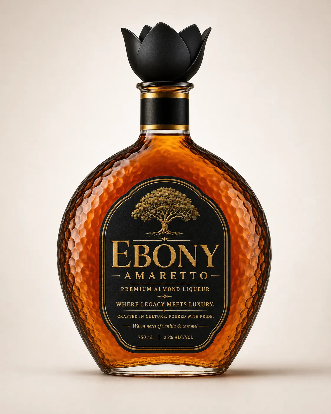 A beautifully crafted artisanal bottle representing the founding backer tier