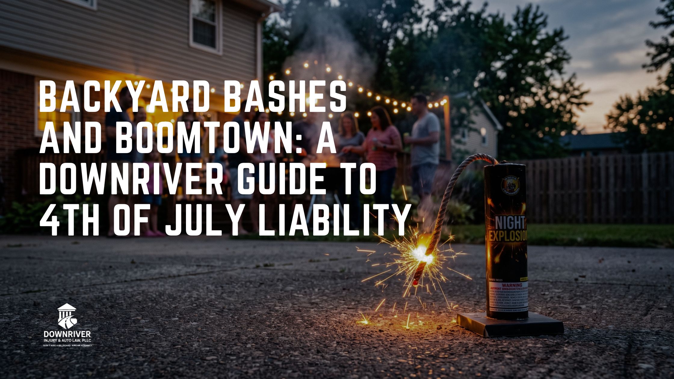 Downriver 4th of July Injury Lawyer | Fireworks & BBQ Liability