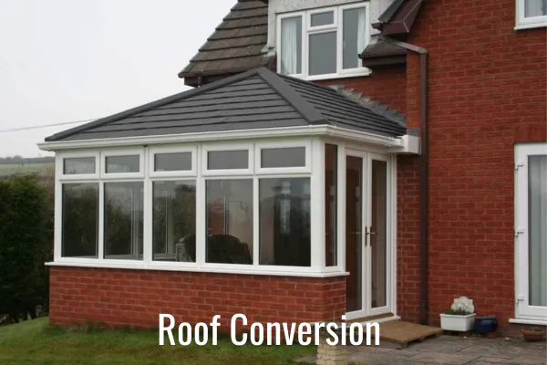 Conservatory roof conversion on the Isle of Man