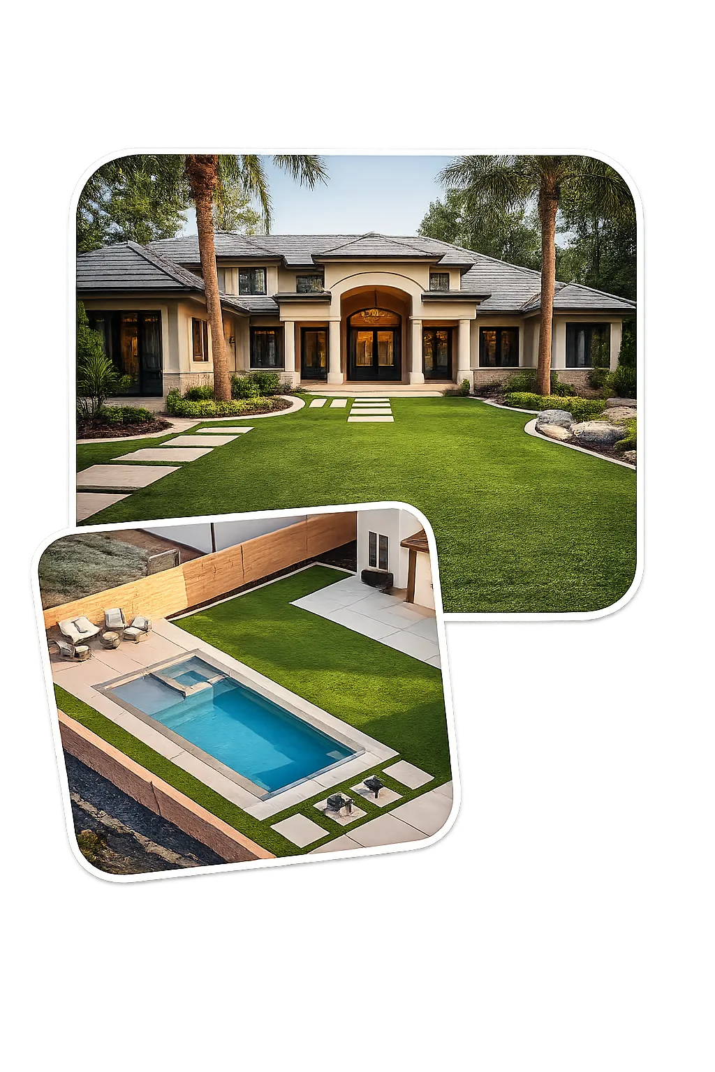 Residential turf installation and hardscape in saint george UT