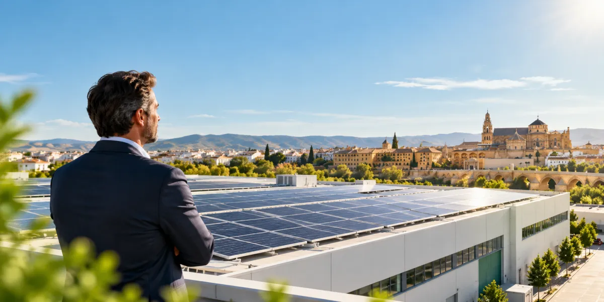 Paneles solares para empresas en Córdoba sin inversión: ¿cómo funciona?