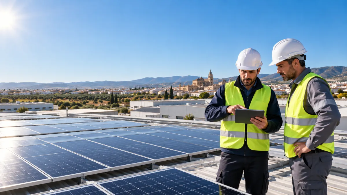 Errores al instalar paneles solares para empresas en Córdoba