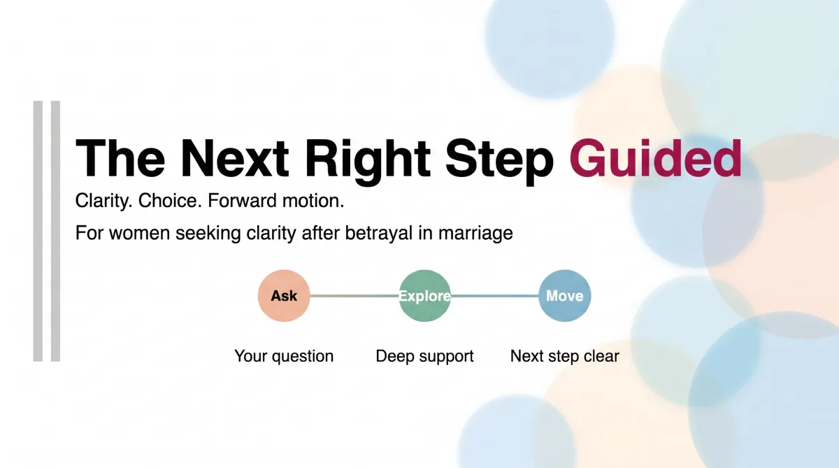 The Next Right Step