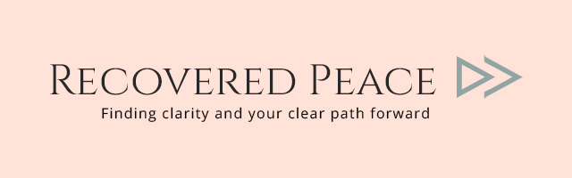 Recovered Peace Logo Finding clarity and your clear path forward