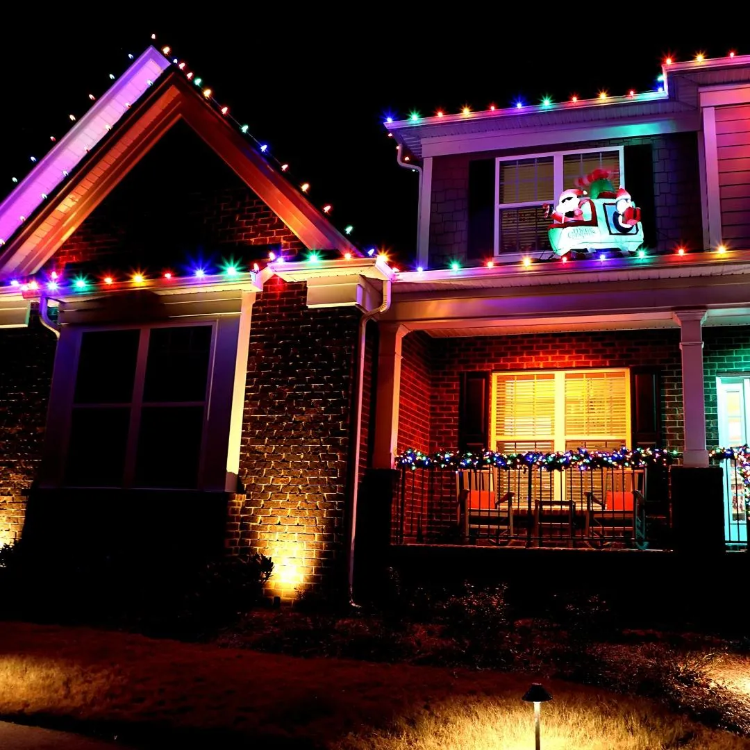 All types of lights from traditional white to bold colors are available from AG Holiday Lighting