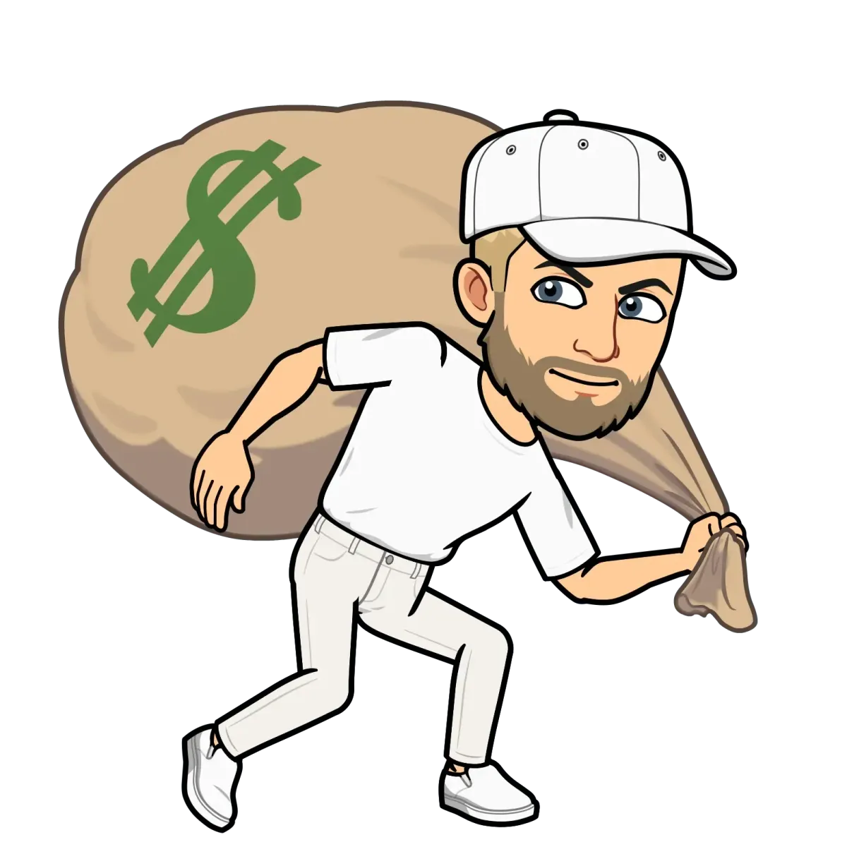 Bitmoji - Cash Bag