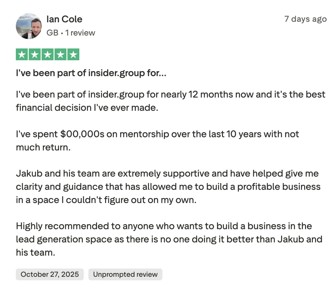 insider group review