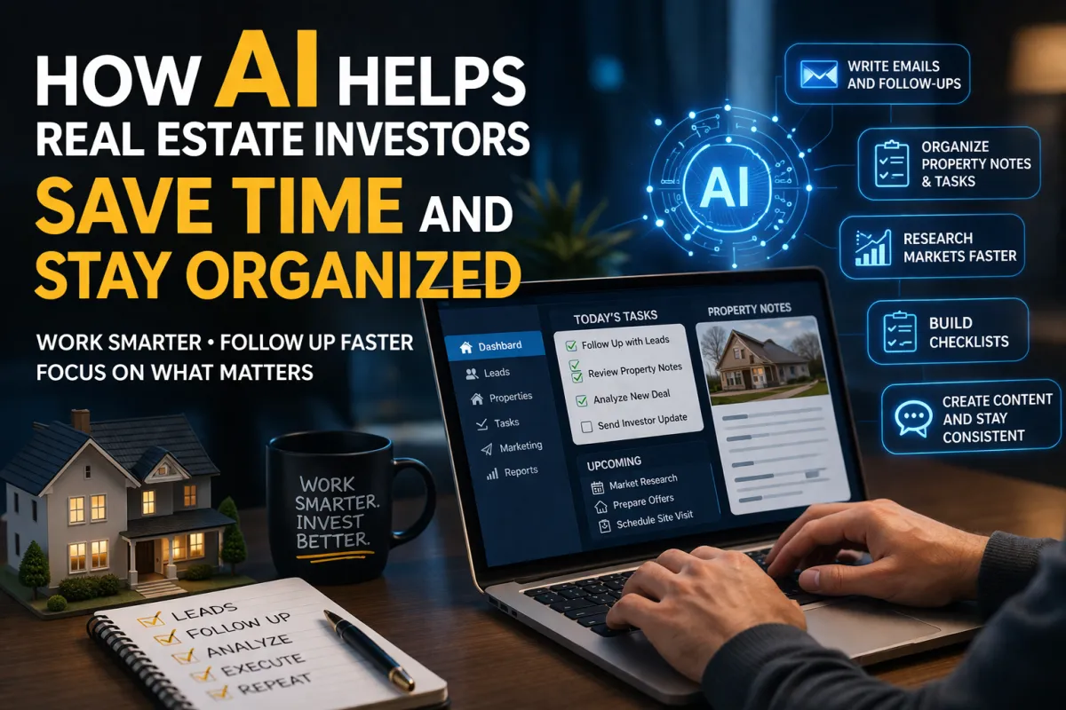 Part 1: How AI Helps Real Estate Investors Save Time and Stay Organized