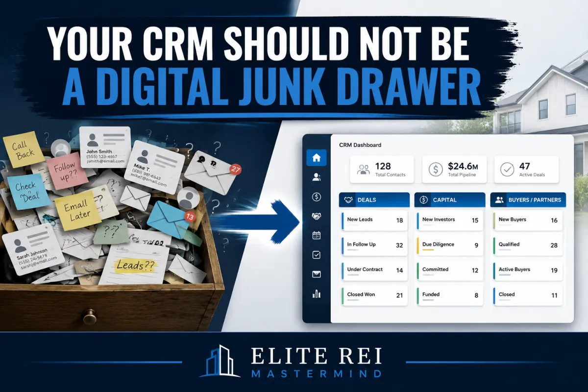 Your CRM Should Not Be a Digital Junk Drawer