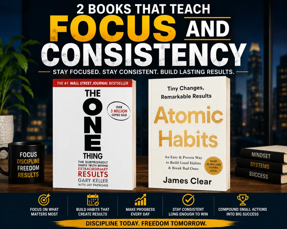 Two Books That Teach Focus and Consistency