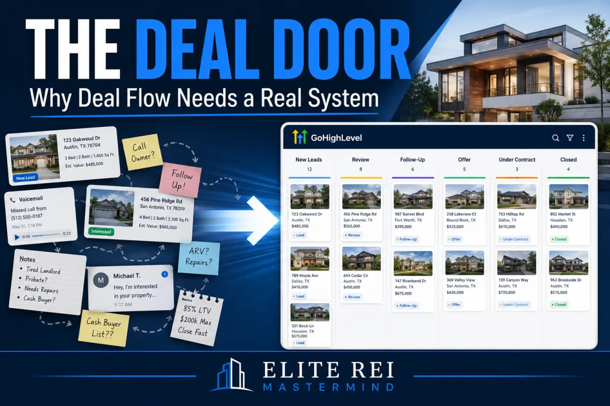 The Deal Door: Why Deal Flow Needs a Real System