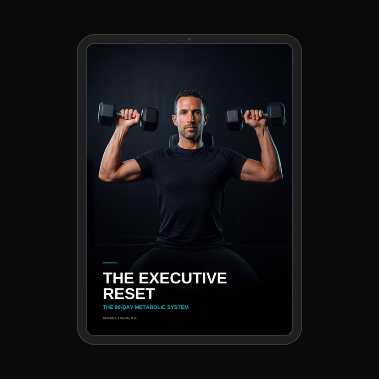 The Executive Reset — tablet mockup