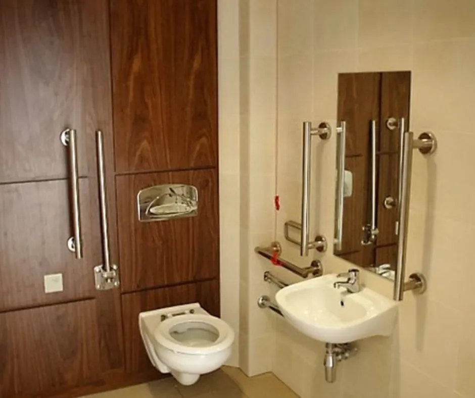 Disabled Accessibility WC Bathroom fitted by CDI Contractors