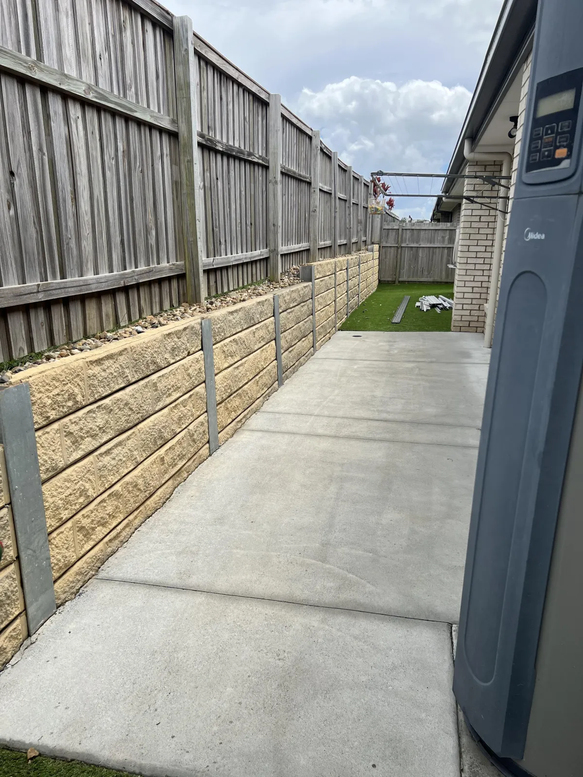 Professional hard surface pressure cleaning on the Gold Coast by Zen Window Cleaning.