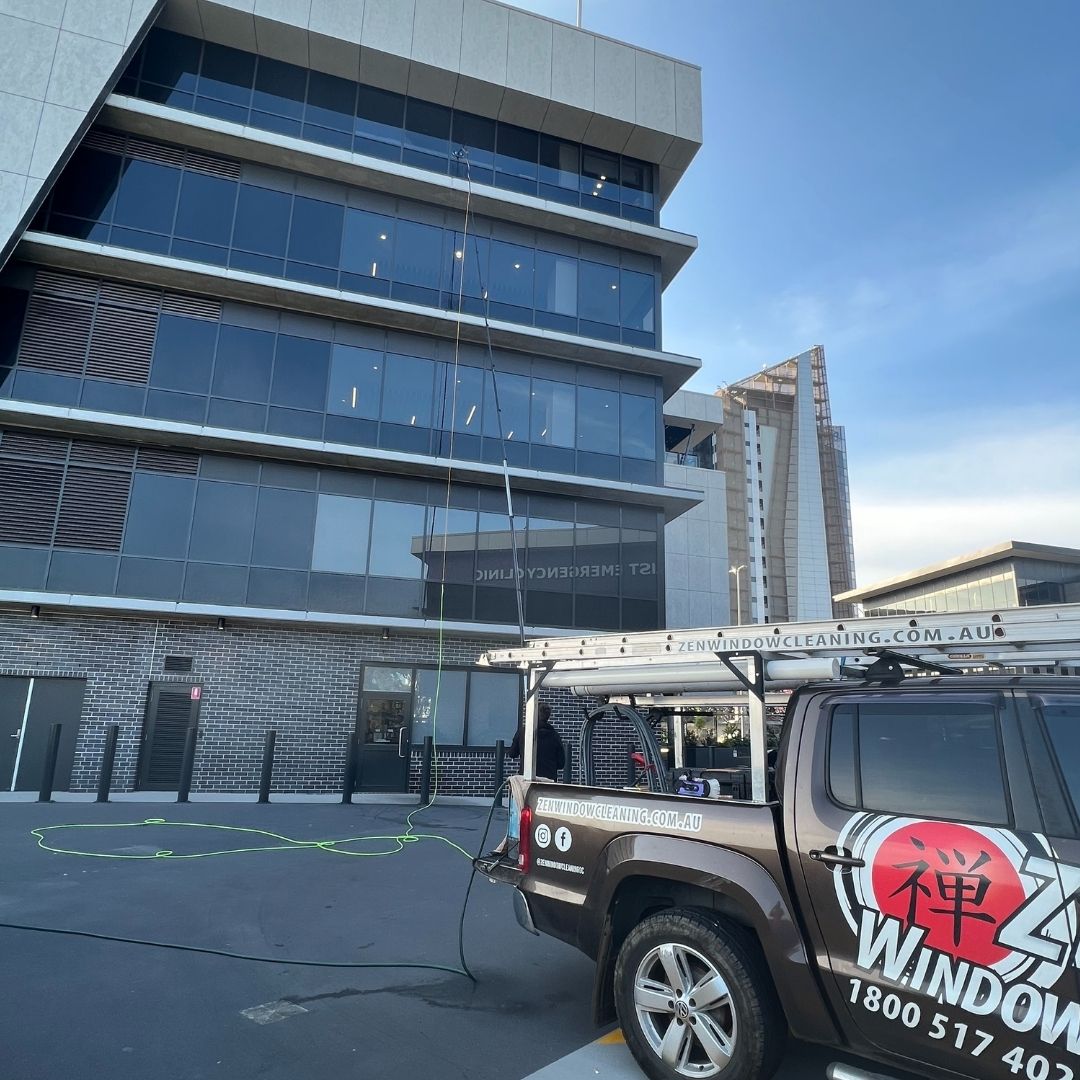 School educational facility exterior cleaning Gold Coast buildings and walkways