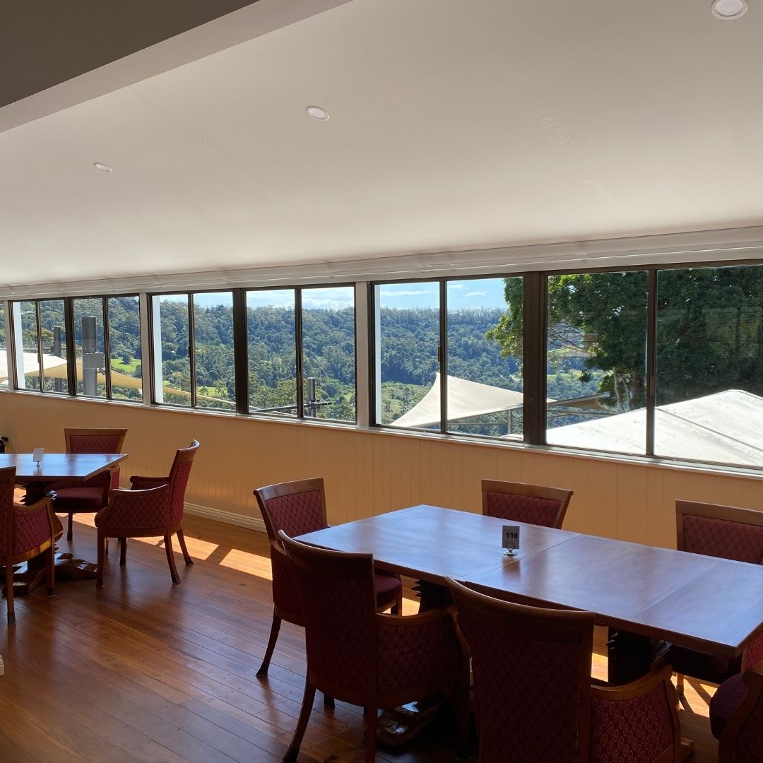 Restaurant cafe pub exterior cleaning Gold Coast outdoor dining area