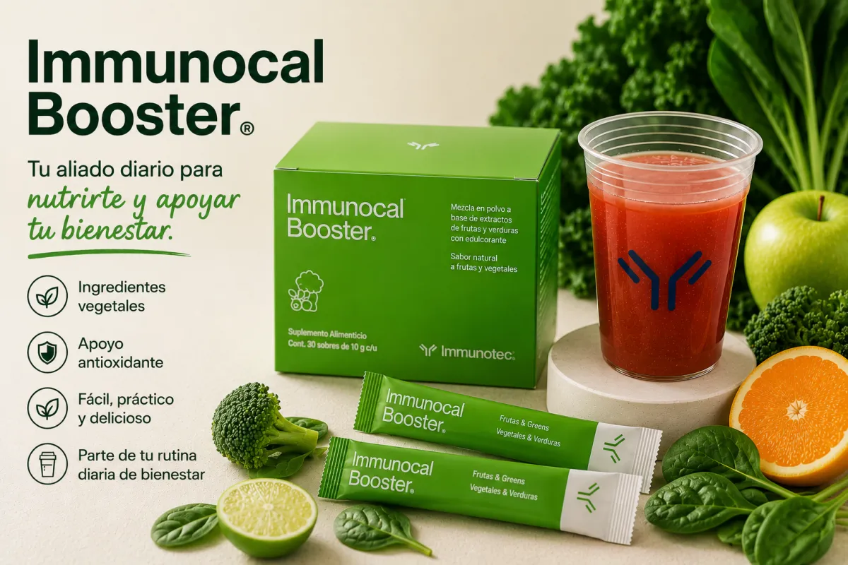 Immunocal Booster®: una forma práctica de incorporar más nutrientes a tu rutina diaria