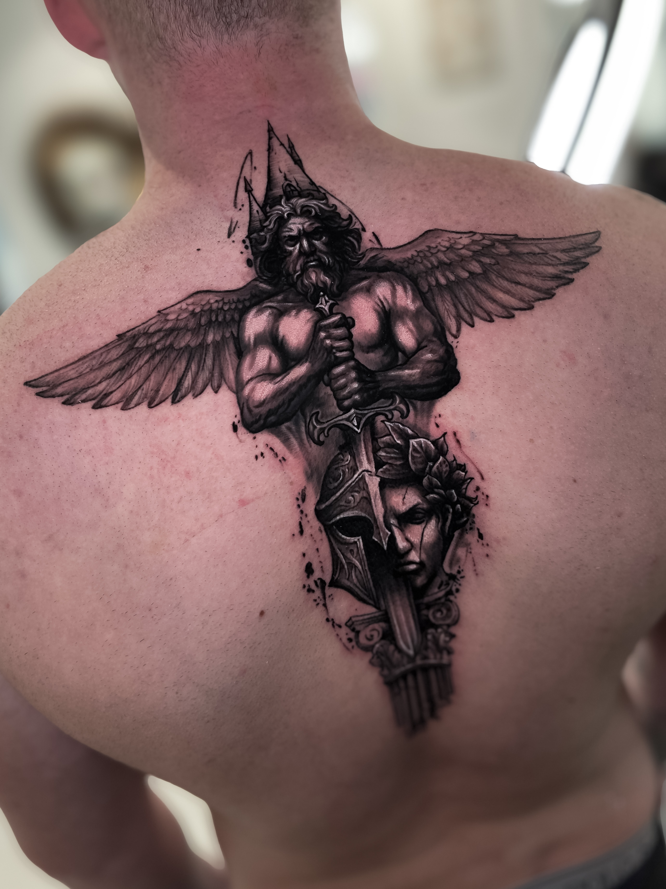 A sign that is on the side of a building